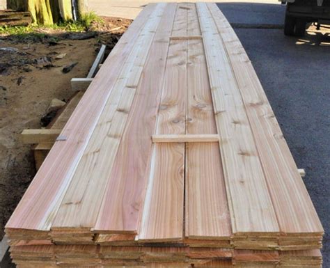 British Western Red Cedar Cladding In Stock First Class Timber