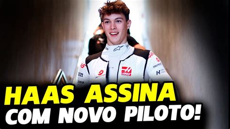 HAAS ASSINA SECRETAMENTE CONTRATO NOVO PILOTO PARA 2025 BEARMAN