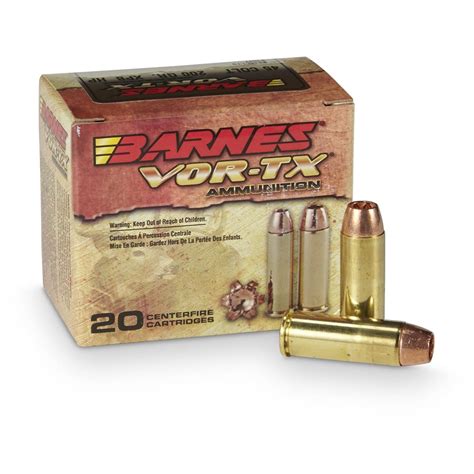 Barnes VOR-TX, .45 Colt Long Colt, XPB, 200 Grain, 20 Rounds - 223819 ...