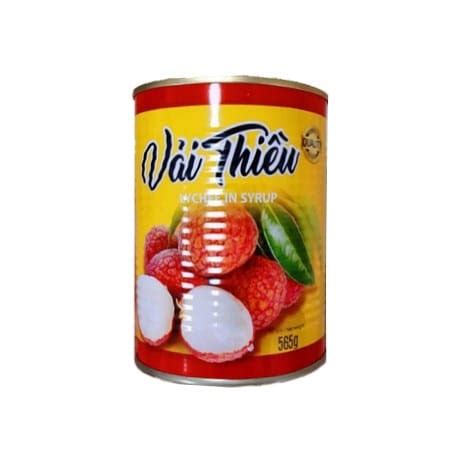 VẢI THIỀU NƯỚC ĐƯỜNG (FOODCLUB) ĐÓNG HỘP 565g – Nguyên Liệu Trà Sữa