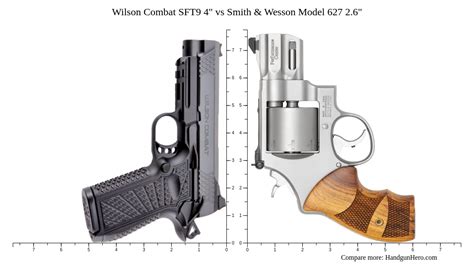 Wilson Combat SFT9 4 Vs Smith Wesson Model 627 2 6 Size Comparison