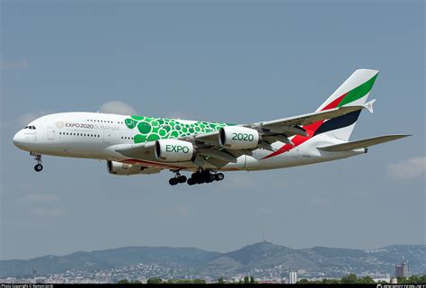 A Eok Emirates Airbus A Photo By Ramon Jordi Id