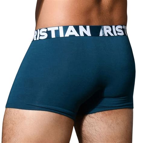 Andrew Christian Almost Naked Bamboo Boxer Briefs Dark Teal Inderwear