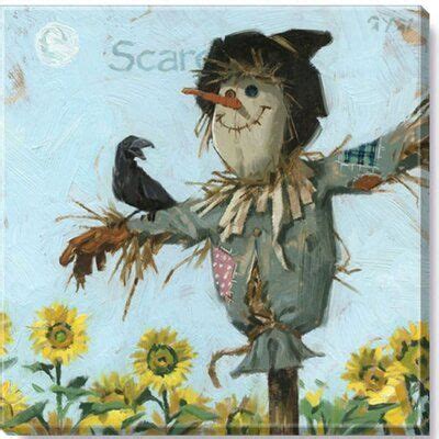 Darren Gygi Home Collection Sunflower Scarecrow Giclee Wall Art