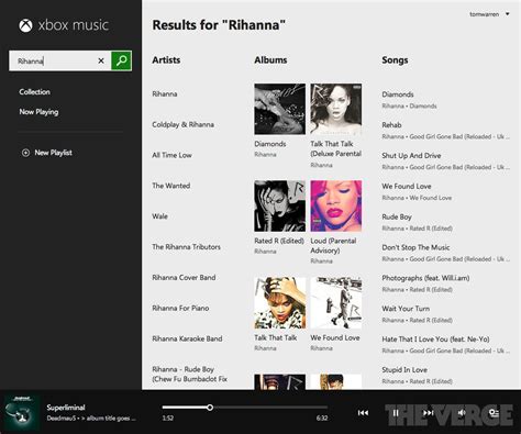 Xbox Music web screenshots - The Verge