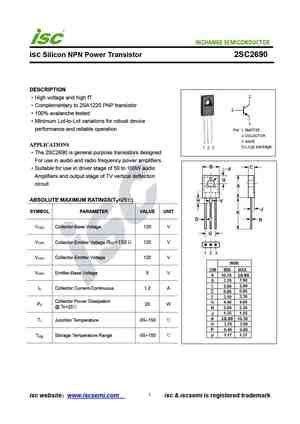 Sc Datasheet Equivalent Cross Reference Search Transistor Catalog