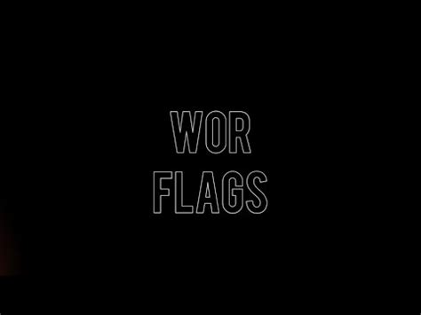 Wor Flags Andrew Cushin Official Lyric Video Youtube