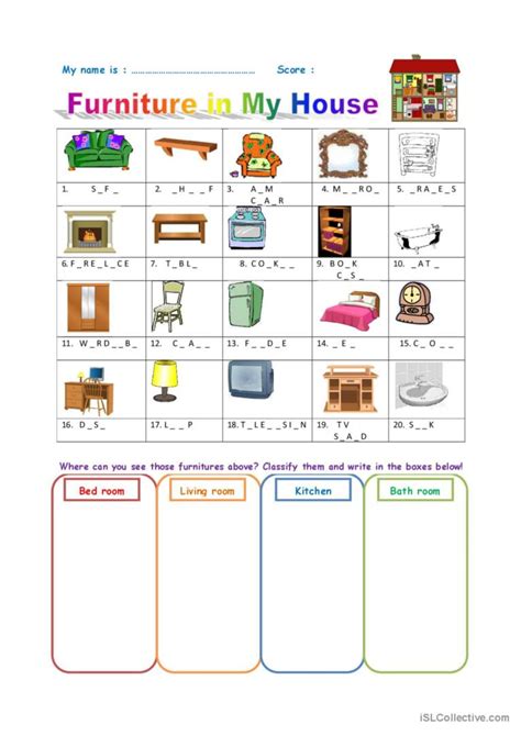 Furniture Games Esl At Jorge Dyer Blog