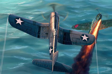 Download Warplane Aircraft Military Vought F4u Corsair Hd Wallpaper