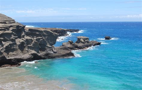 Green Sand Beach, Hawaii. Only two beaches in the world with green sand ...