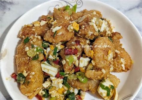 Resep Udang Goreng Telur Asin Pedas Oleh Riya Malikha Cookpad