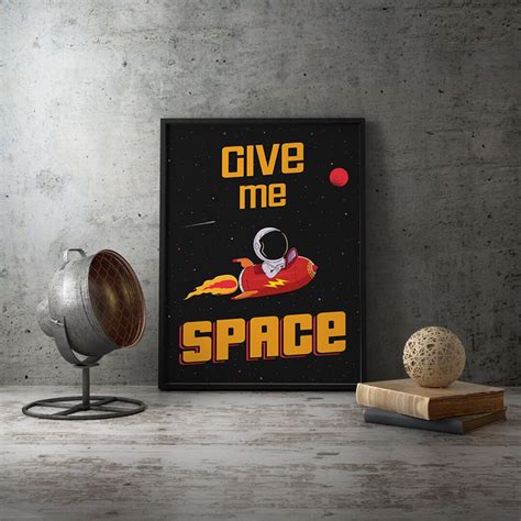 Space Poster Space Art Space Print Kids Wall Art Space - Etsy