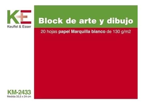 Block Marquilla Ke De 33 5x24cm C 20 Hojas Para Dibujo MercadoLibre