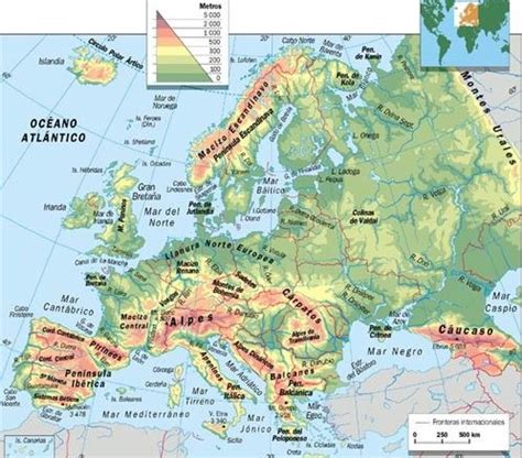 El medio físico de Europa | Flashcards