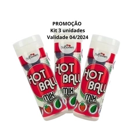 Kit Unidades Bolinhas Explosivas Sabores Hot Ball Mix Hot Flowers Shopee Brasil
