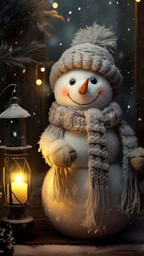 Snowman Wallpaper ⛄ | Snowman wallpaper, Christmas snowman, Winter ...