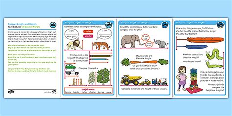 White Rose Maths Compatible Y Compare Lengths And Heights