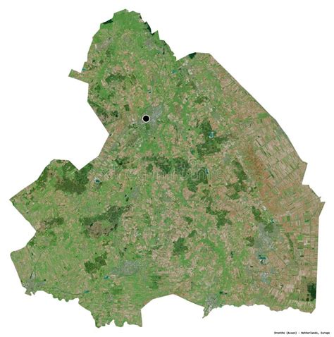 Drenthe Is Een Provincie Van Nederland Vector Illustratie