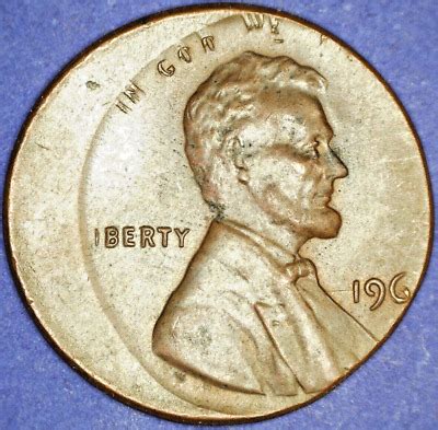 LINCOLN CENT STRUCK OFF CENTER MAJOR MINT ERROR EBay