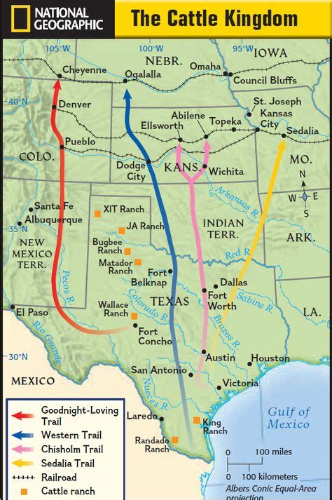 57 Old West Cattle Trails ideas | old west, cattle trails, cattle