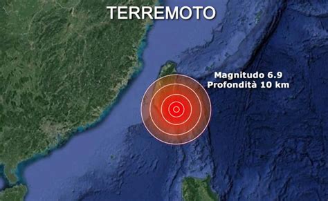 Terremoto Taiwan Violenta Scossa Di Magnitudo 6 9 A Taitung Ci Sono