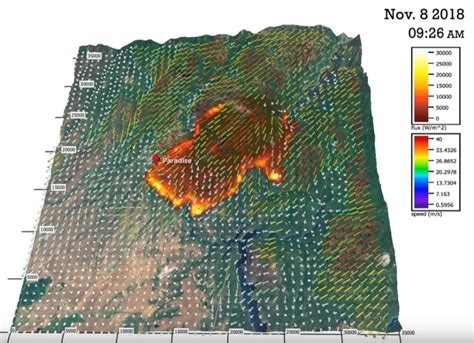 Modeling The Spread Of The Camp Fire Wildfire Today