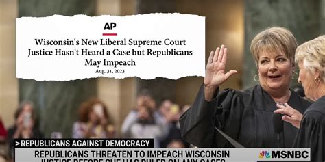 Wisconsin GOP Gonna IMPEACH Justice Janet Protasiewicz For High Crime