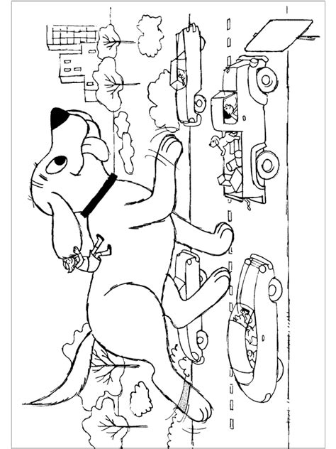 Coloring Page - Clifford coloring pages 4