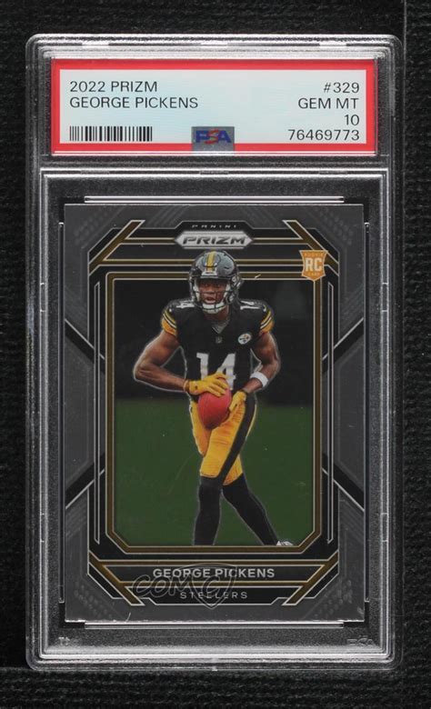 George Pickens Prizm Base Price Guide Sports Card Investor