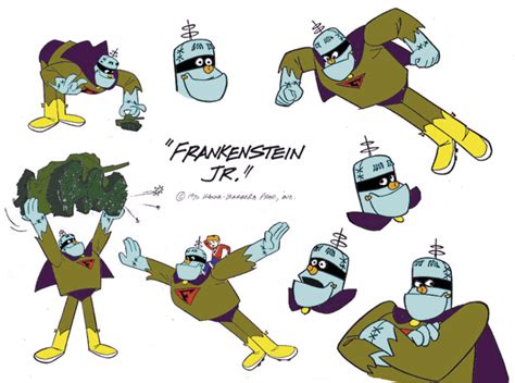 Saturday Morning Cartoon Super Heroes Frankenstein Jr