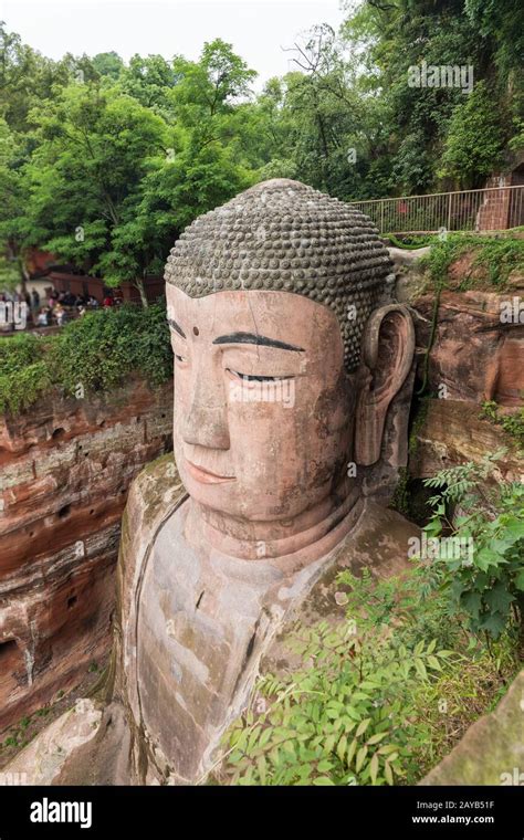 Leshan giant buddha Stock Photo - Alamy