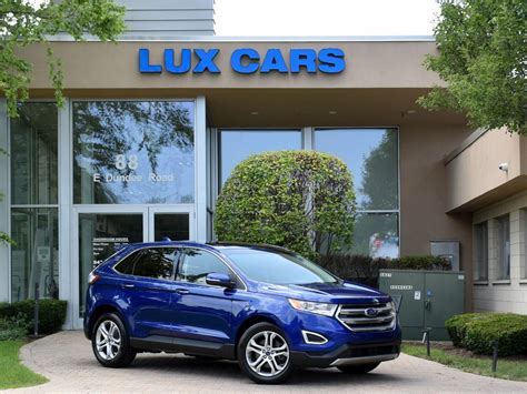 Used 2015 Ford Edge Navi Pano Moonroof Leather Heated Sts Cooled Front