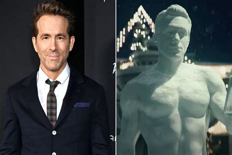 Ryan Reynolds Spoofs Hot Frosty As A Naked Snowman In Aviation Gin Ad