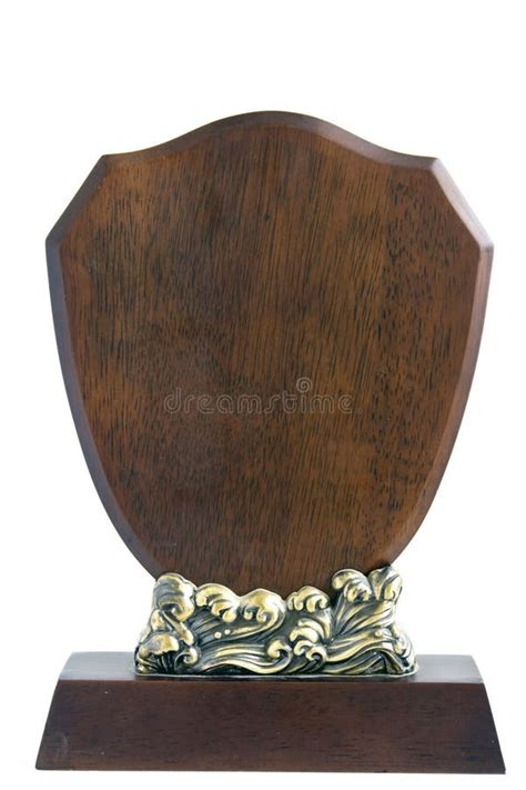 Blank Wooden Plaque Isolated Stock Photo Image Of Badge Blank 13920928