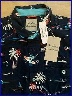 Disney Parks Tommy Bahama Mickey Mouse Button Down Shirt Navy Blue NEW with Tag L | Disney ...