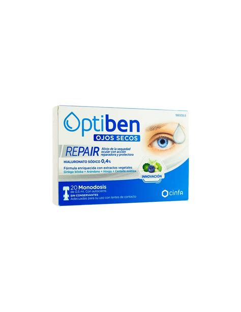 OPTIBEN OJOS SECOS REPAIR 0 5mL X 20