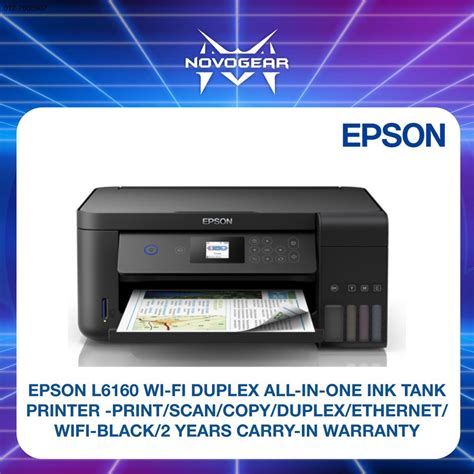 EPSON L6160 WI FI DUPLEX ALL IN ONE INK TANK PRINTER PRINT SCAN COPY