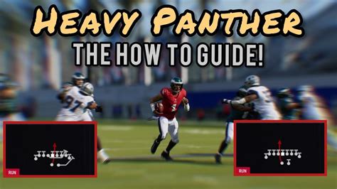 Fun And Explosive Qb Rushing Offensive Guide How To Run Heavy Panther