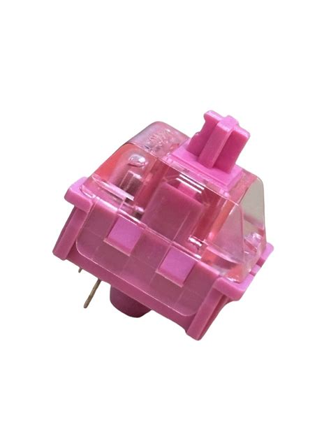 AKKO Rose Red Switch 3 Pin Linear 43g Hot Swappable Factory Prelubed Custom Cream Switch For