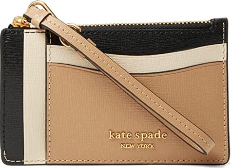 Kate Spade Morgan Color Blocked Saffiano Leather Coin Card Case