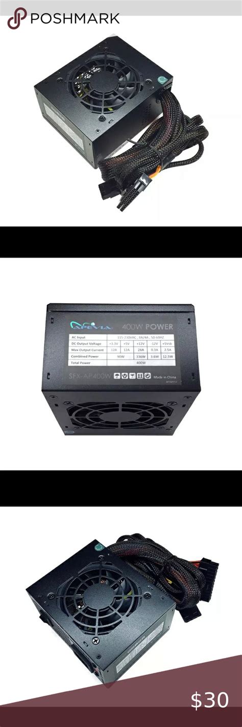 APEVIA SFX AP400W Mini ITX Solution Micro ATX SFX 400W Power Supply