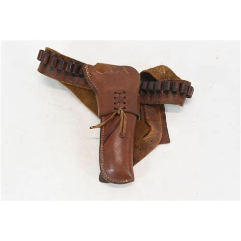 Vintage Western Colt 45 Holster w/ Belt Loops