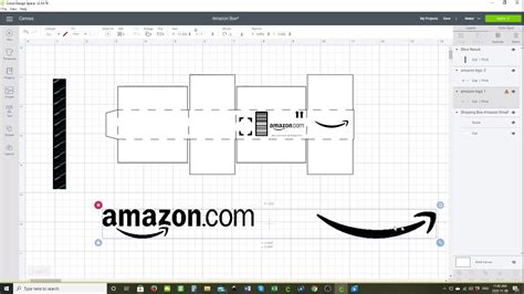 Printable Mini Amazon Box Template