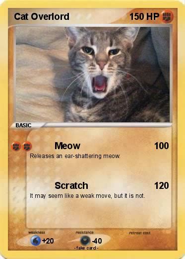 Pokémon Cat Overlord 1 1 Meow My Pokemon Card