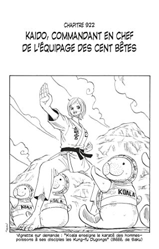 One Piece Dition Originale Chapitre Kaido Commandant En Chef