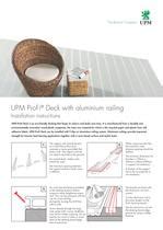 Upm Profi Deck With Alu Rail Installation Instructions Upm Pdf