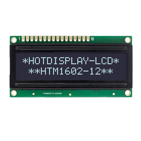 Arduino X Character Lcd Mono Display Module Dfstn With Side White