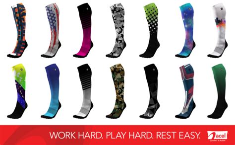 Acel Launches First Ever Designer Compression Socks