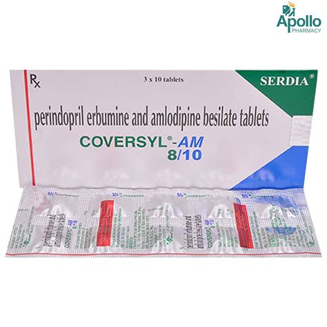 Coversyl AM 8 10 Tablet 10 S Price Uses Side Effects Composition