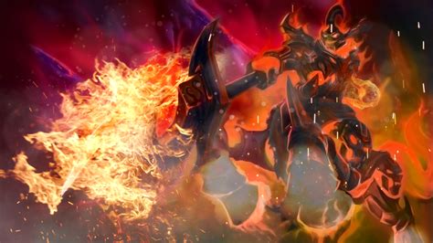 Hecarim Lol Splashart Remake Hecarim Fire N Lava By Porthorion On